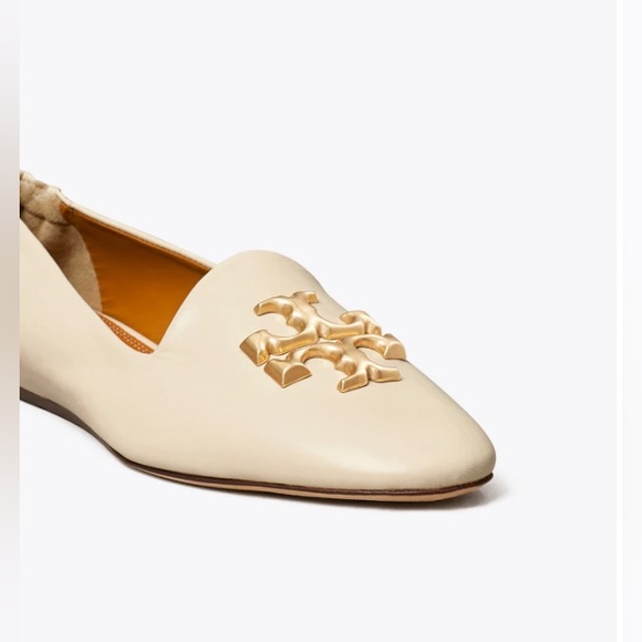 Tory Burch Cream Eleanor Round Toe Loafers, 5.5 women’s - Picture 4 of 13